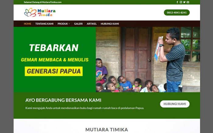 jasa pembuatan website mutiara-timika